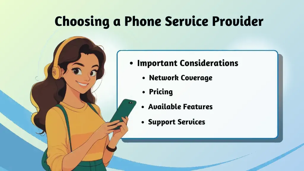 Choosing phone service provider