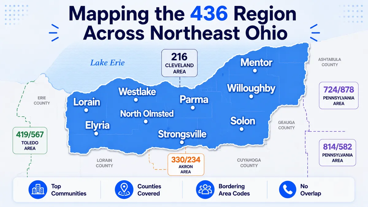 436 northeast ohio map