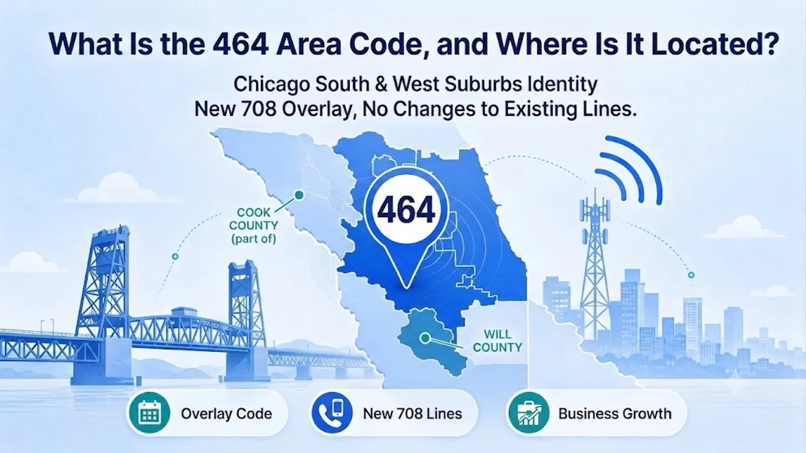 464 area code location