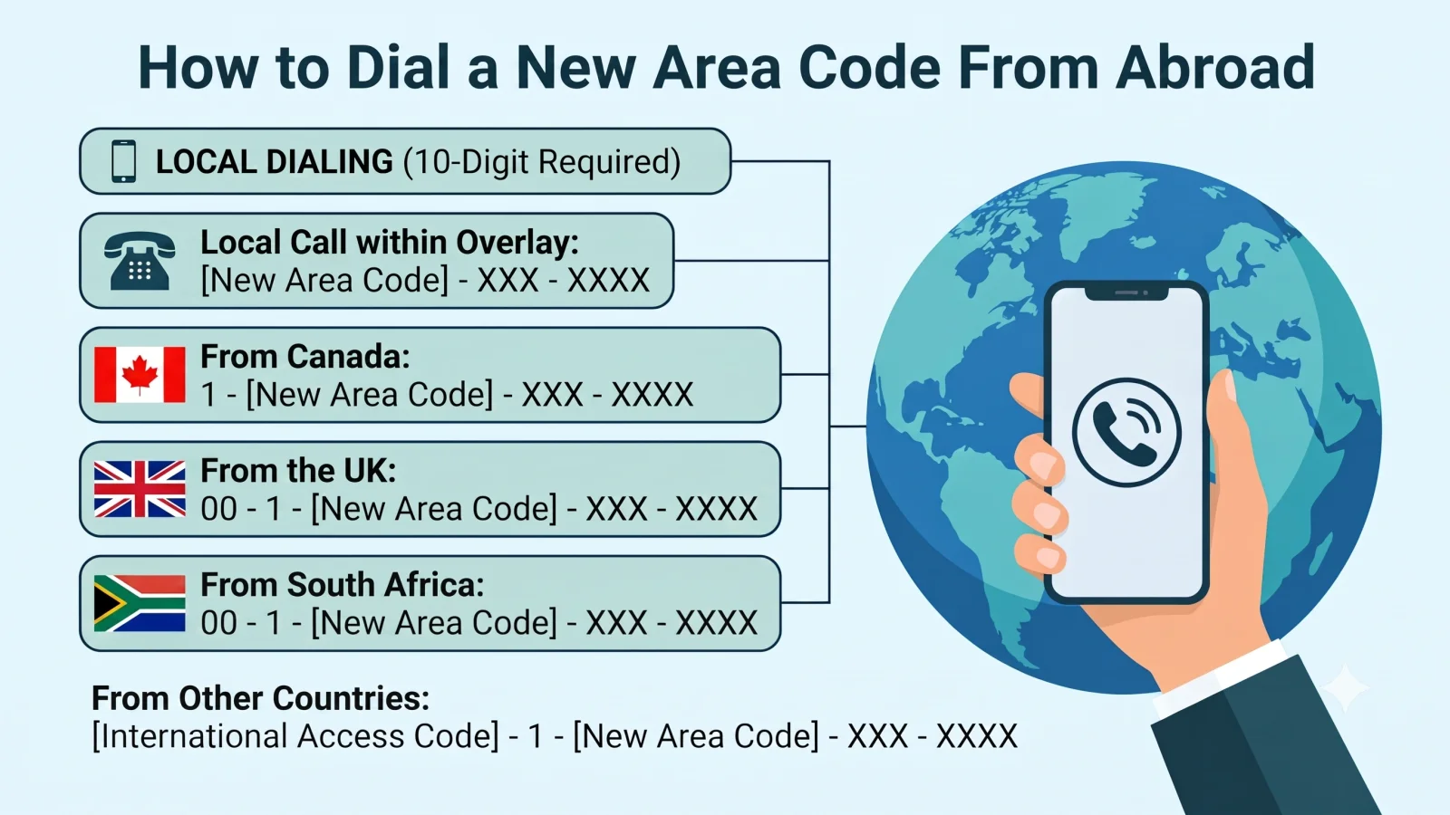621 dialing patterns