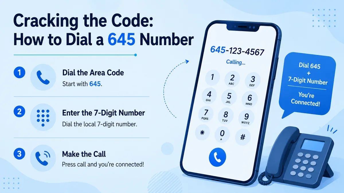 645 dialing steps