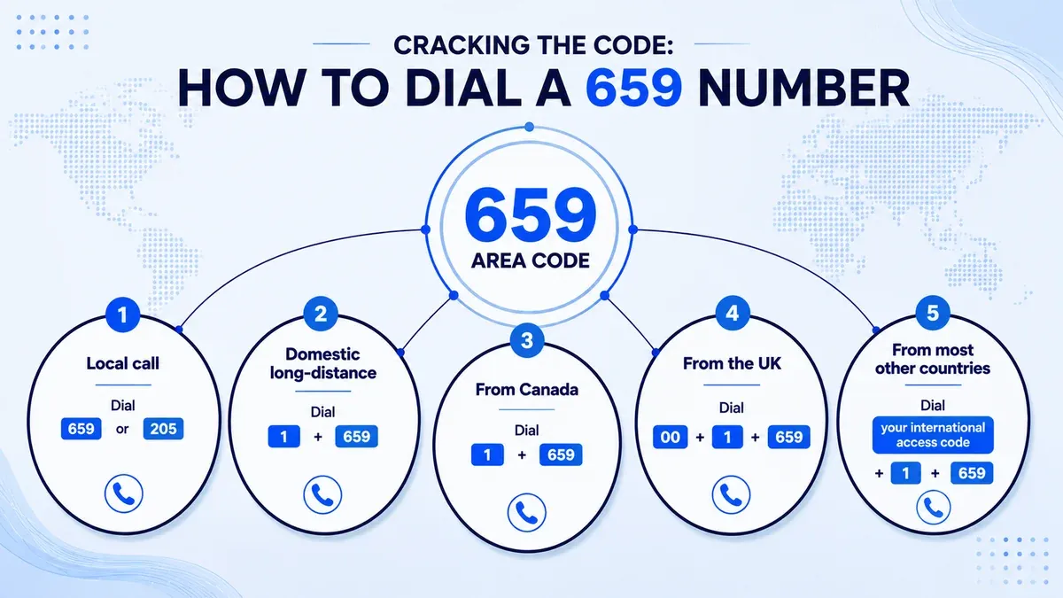 659 dialing patterns