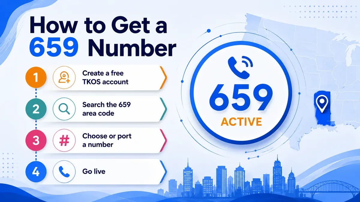 get 659 area code
