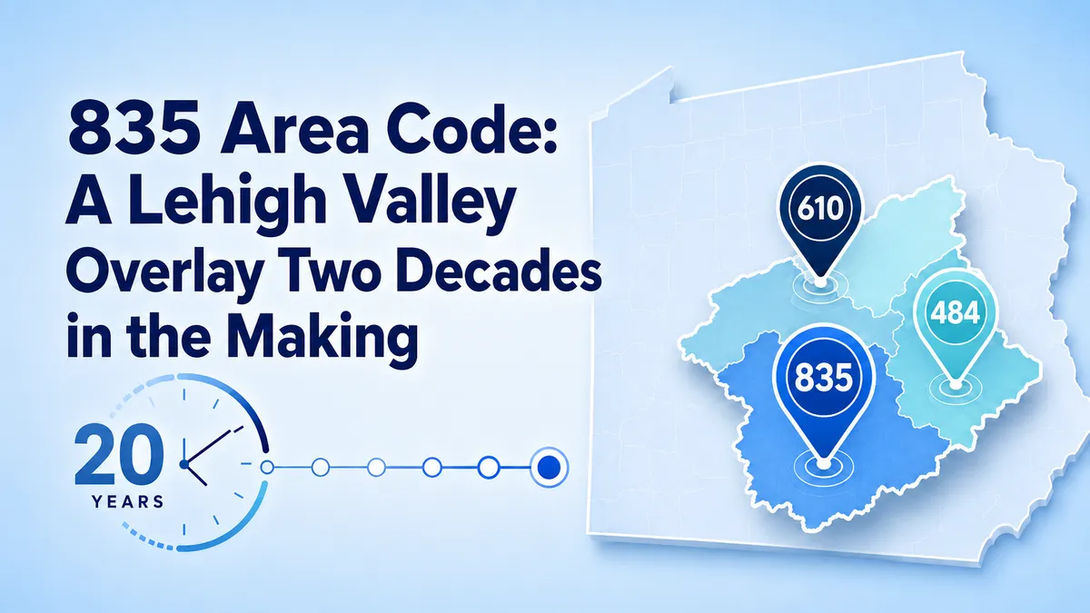 835 area code