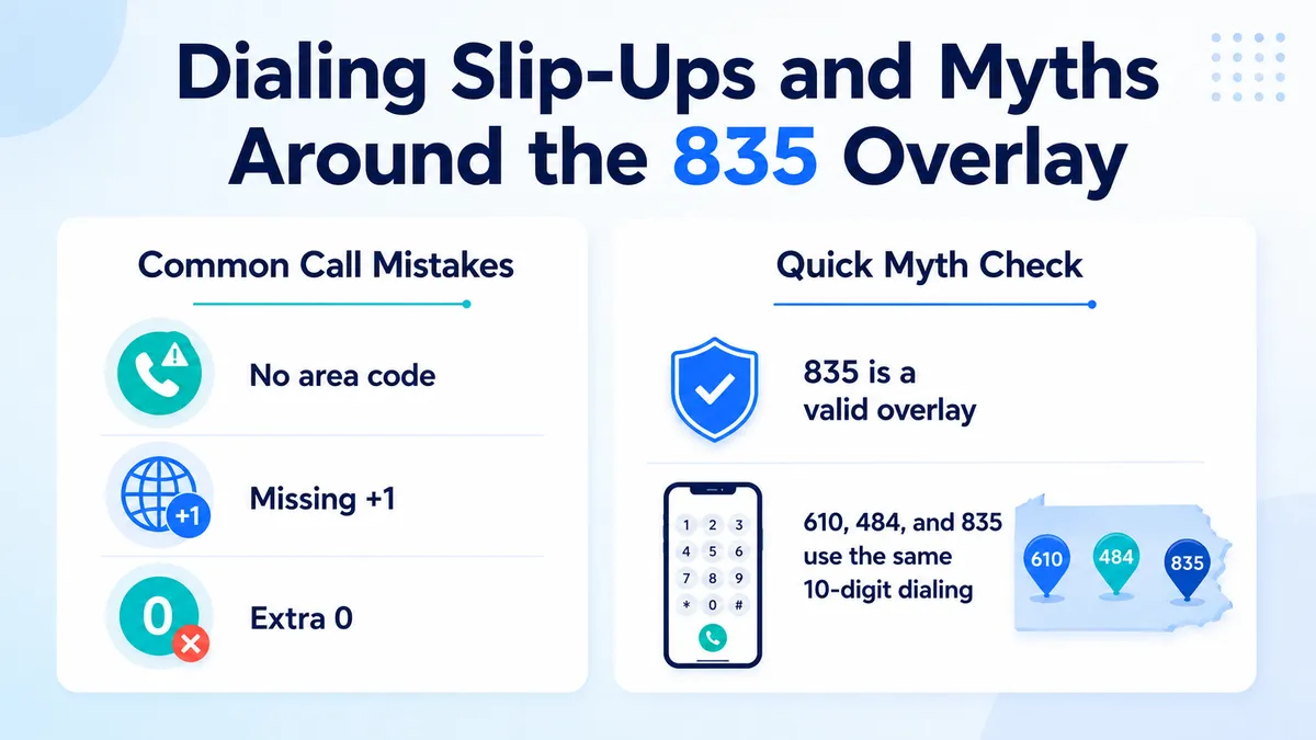 835 dialing slipups myths