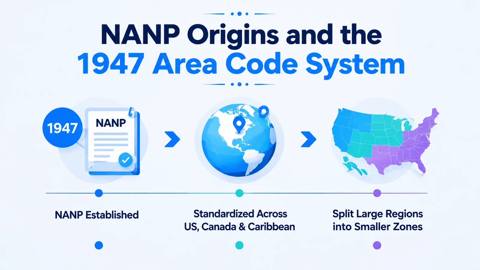 840 nanp origins 1947