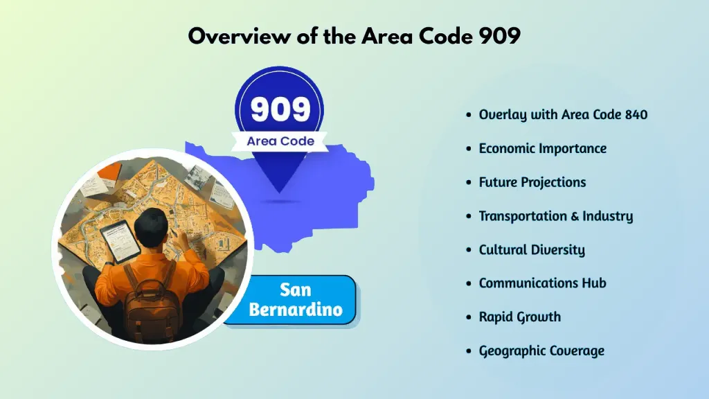 Overview area code 909