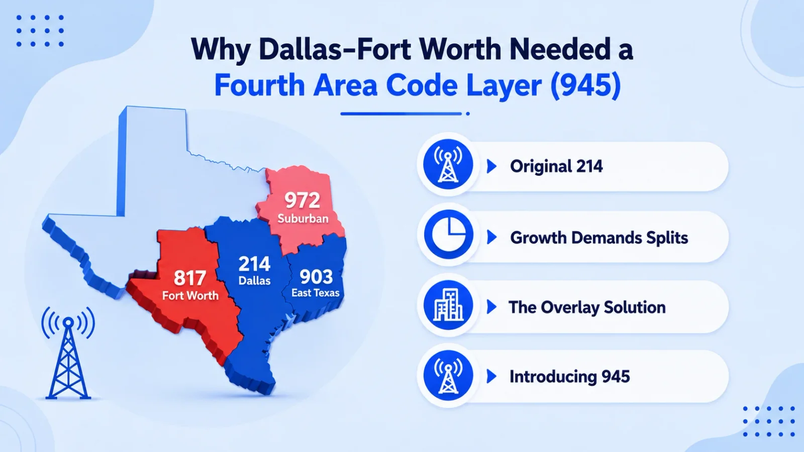 945 dfw number history
