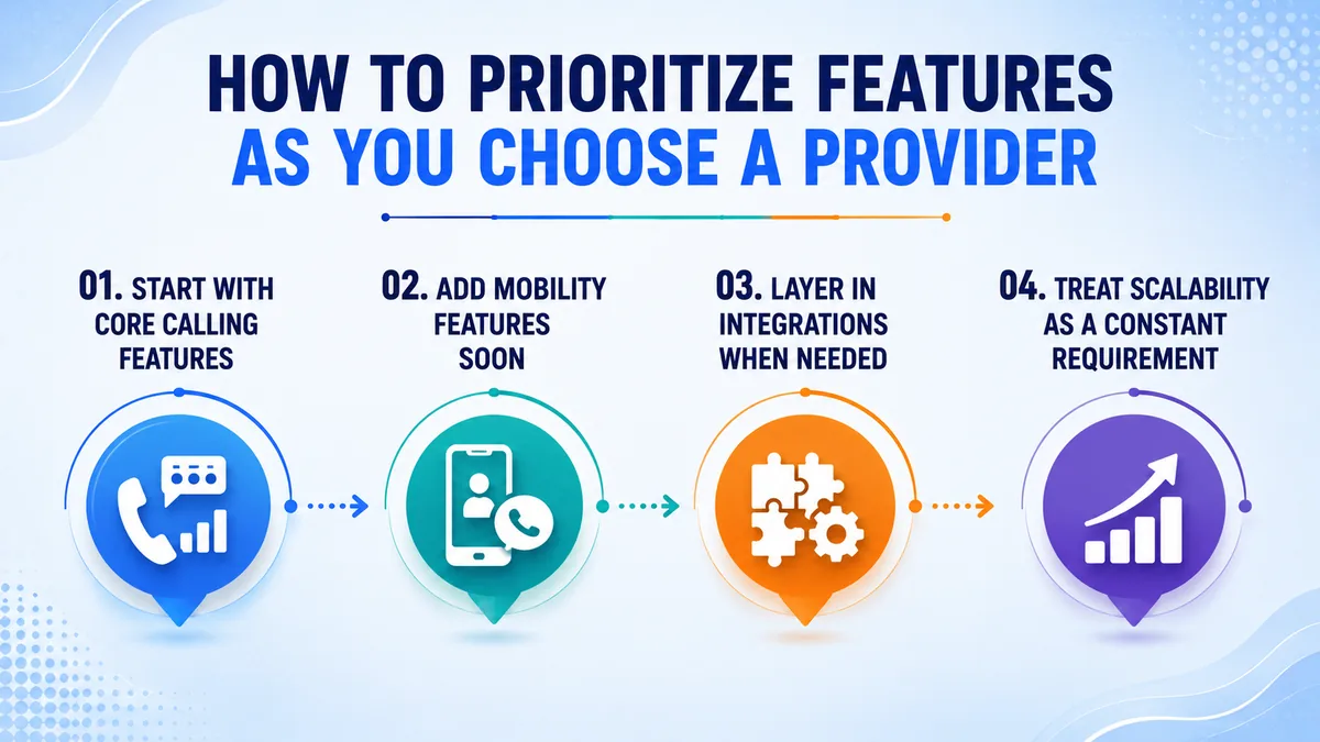 How to prioritize features as you choose a provider