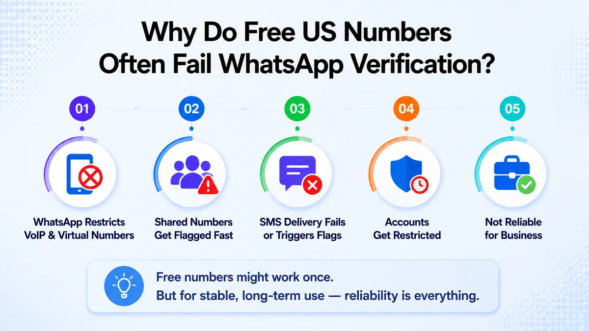 free whatsapp number fails