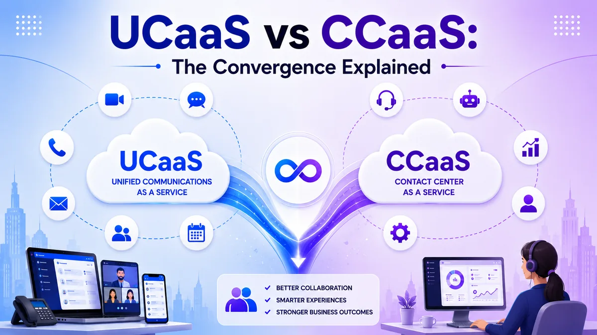 UCaaS vs CCaaS convergence explained
