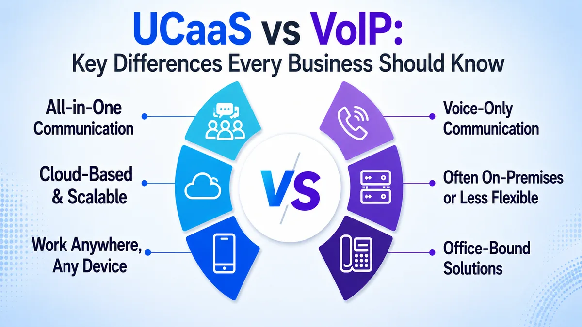 UCaaS vs VoIP key differences