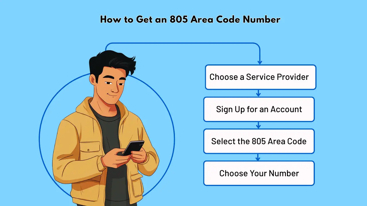 How to Get an 805 Area Code Number