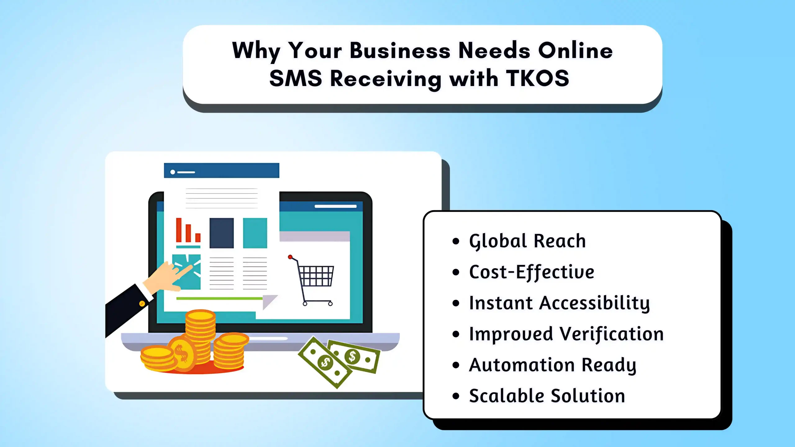 Why Your Business Needs Online SMS Receiving with TKOS