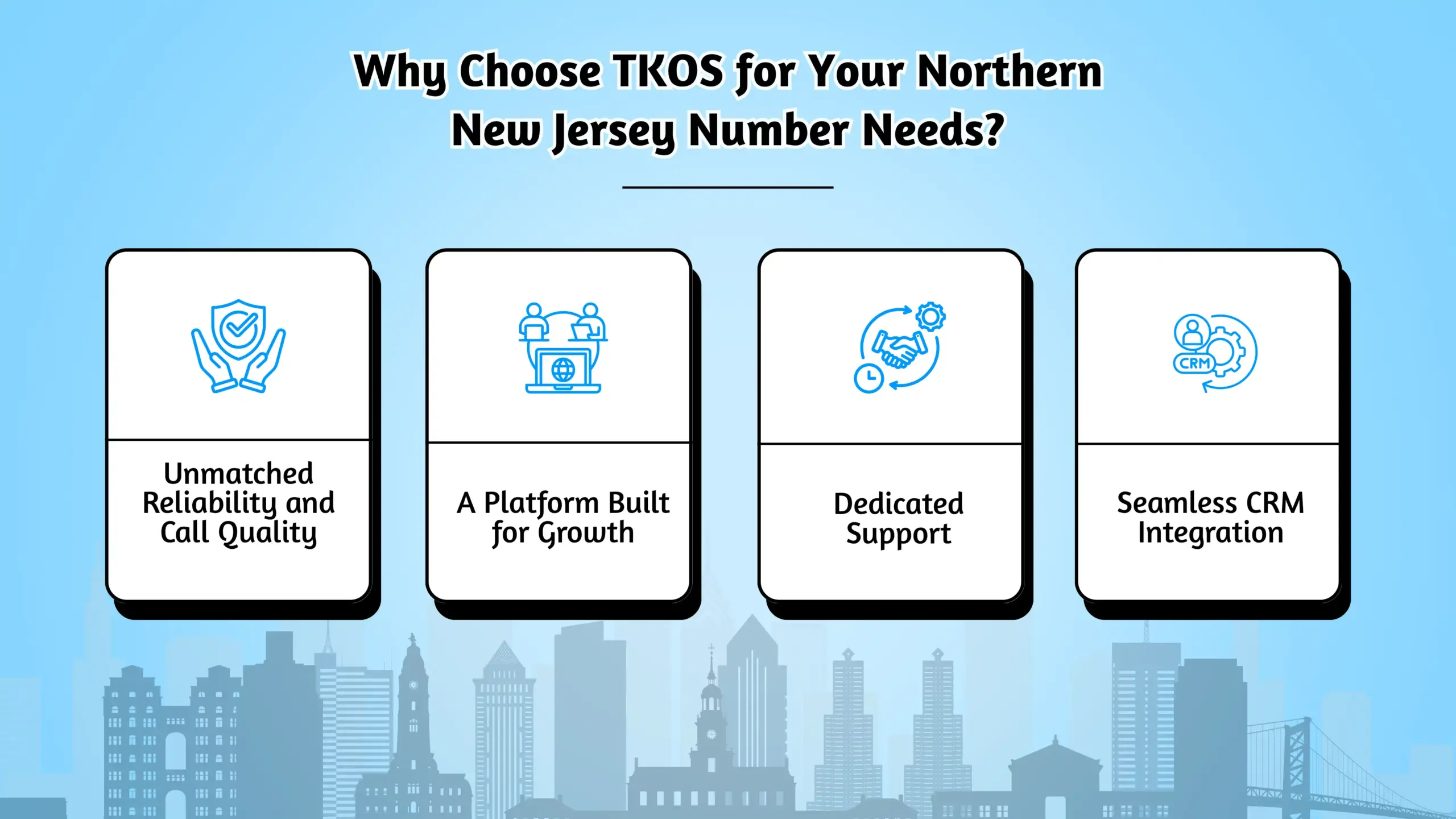 Why Choose TKOS for Your Northern New Jersey Number Needs